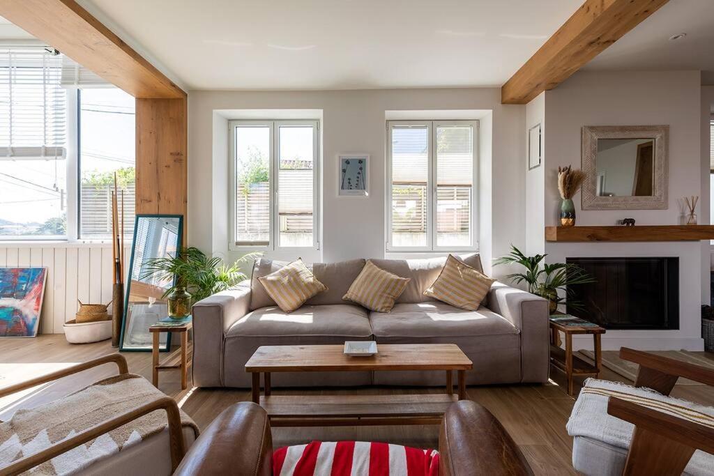 Beautiful Beach House In Front Of The Ocean Biarriz Exterior foto
